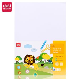 deli 74849 White cardboard, A3, Assorted Colors
