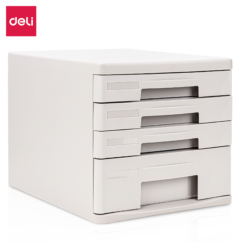 deli 9772 File Cabinet, 263x340x250mm, Black