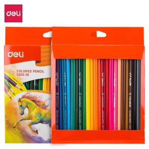 deli EC00320 Colored Pencil, 24 colors, Assorted Colors