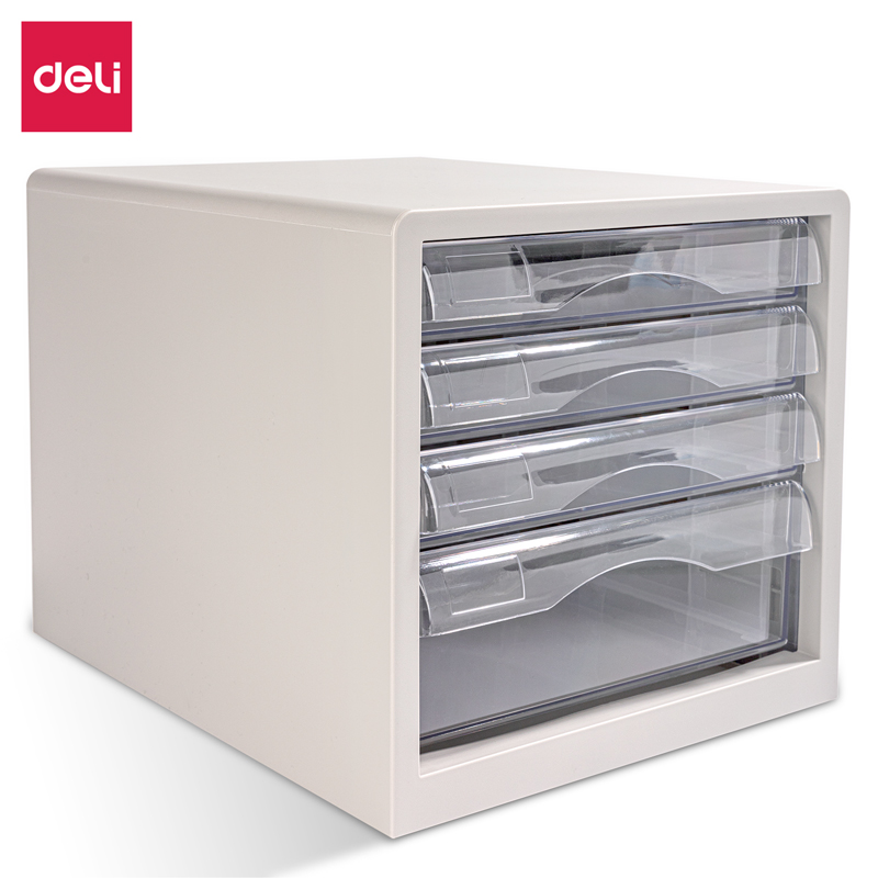deli 9774 File Cabinet, 275×340×260mm, Grey