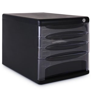 deli 9794 File Cabinet, 270×360×260mm, 2396 gram, Black