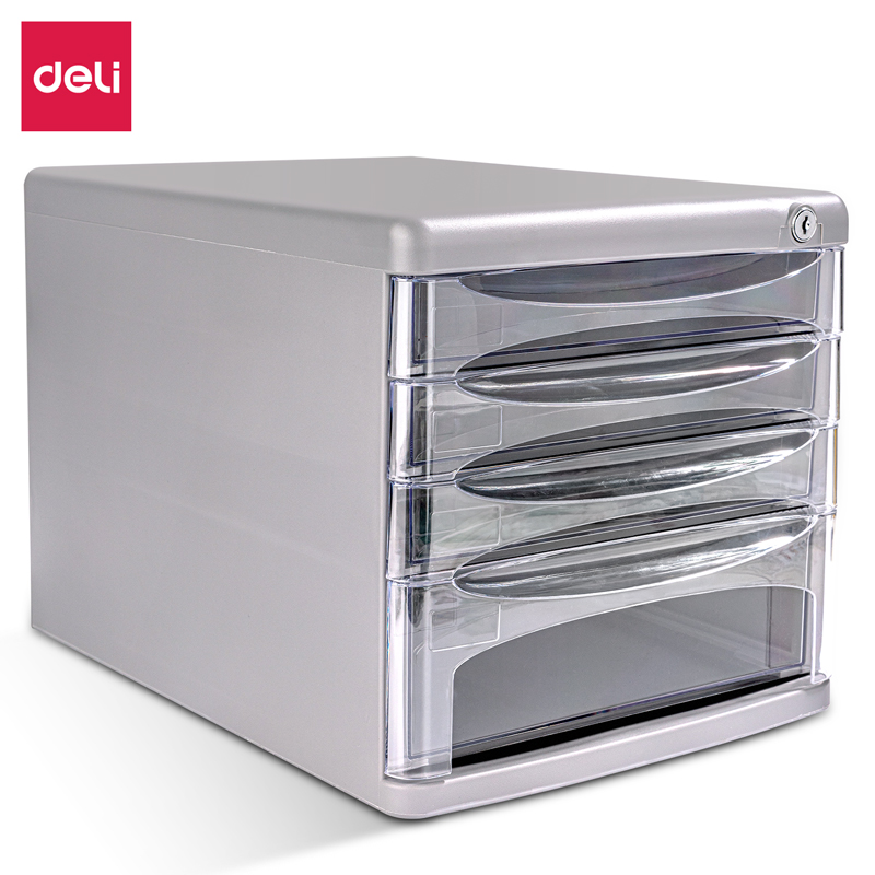 deli 9794 File Cabinet, 270×360×260mm, 2396 gram, Grey