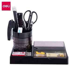 deli E38254 Stationery Set, Black