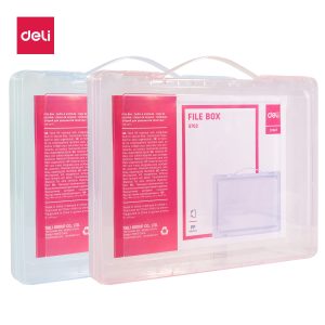 deli E5702 File Box, A4, Assorted Colors