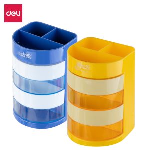 deli E904 Pen Holder, φ85×127mm, Assorted Colors