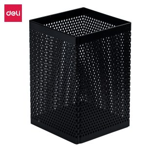 deli E908 Pen Holder, 73×73×115mm, Black