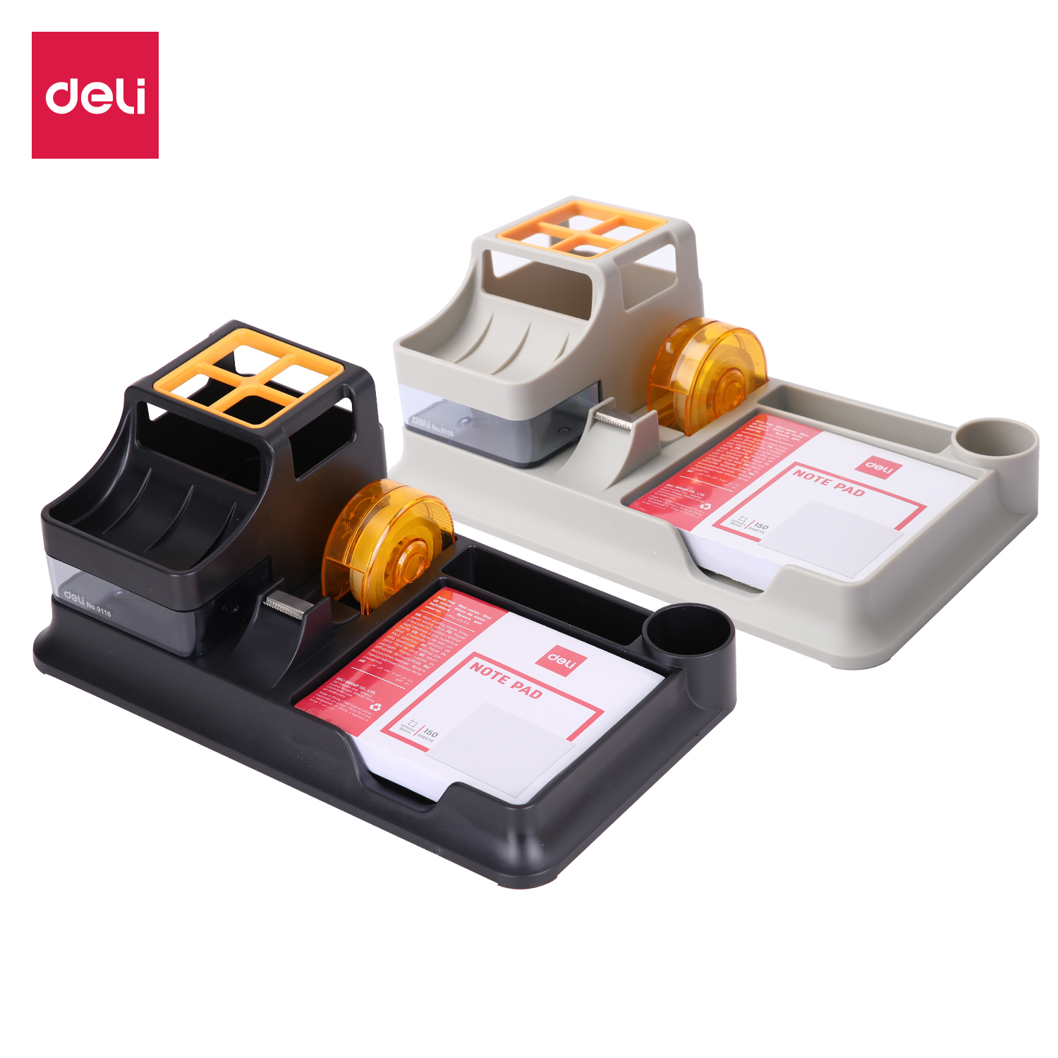 deli E9110 Desk Organizer, 209×103×150mm, Assorted Colors