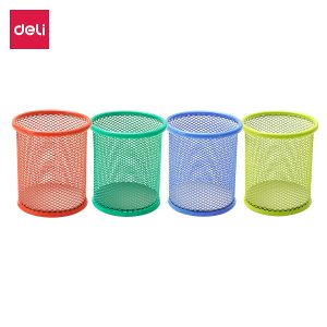 deli E9153 Pen Holder, φ91×98mm, Assorted Colors