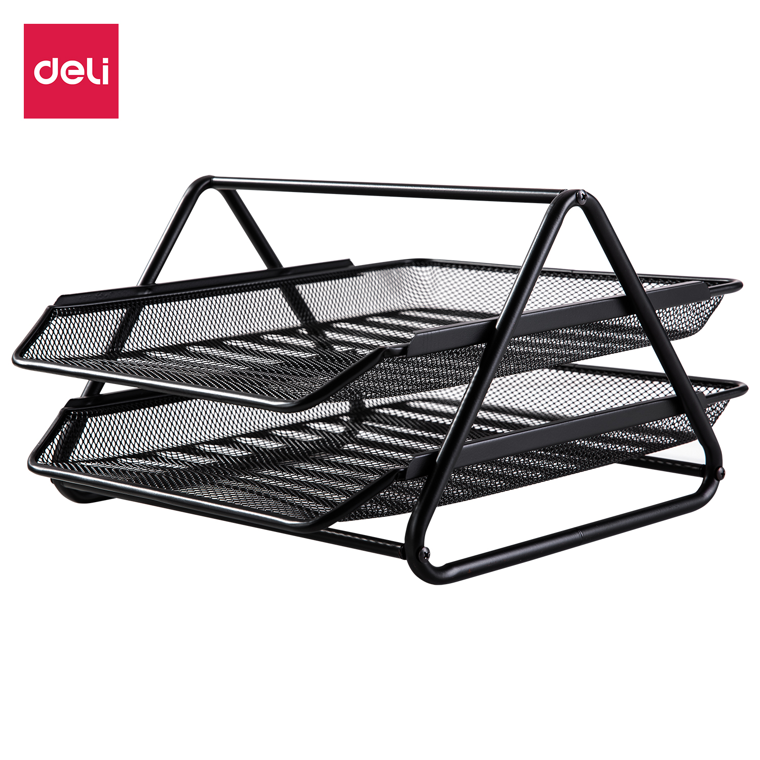 deli E9183 File Tray, 350×274×185mm, Black