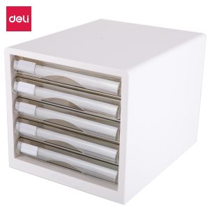 deli E9777 File Cabinet, 275×340×260mm, White