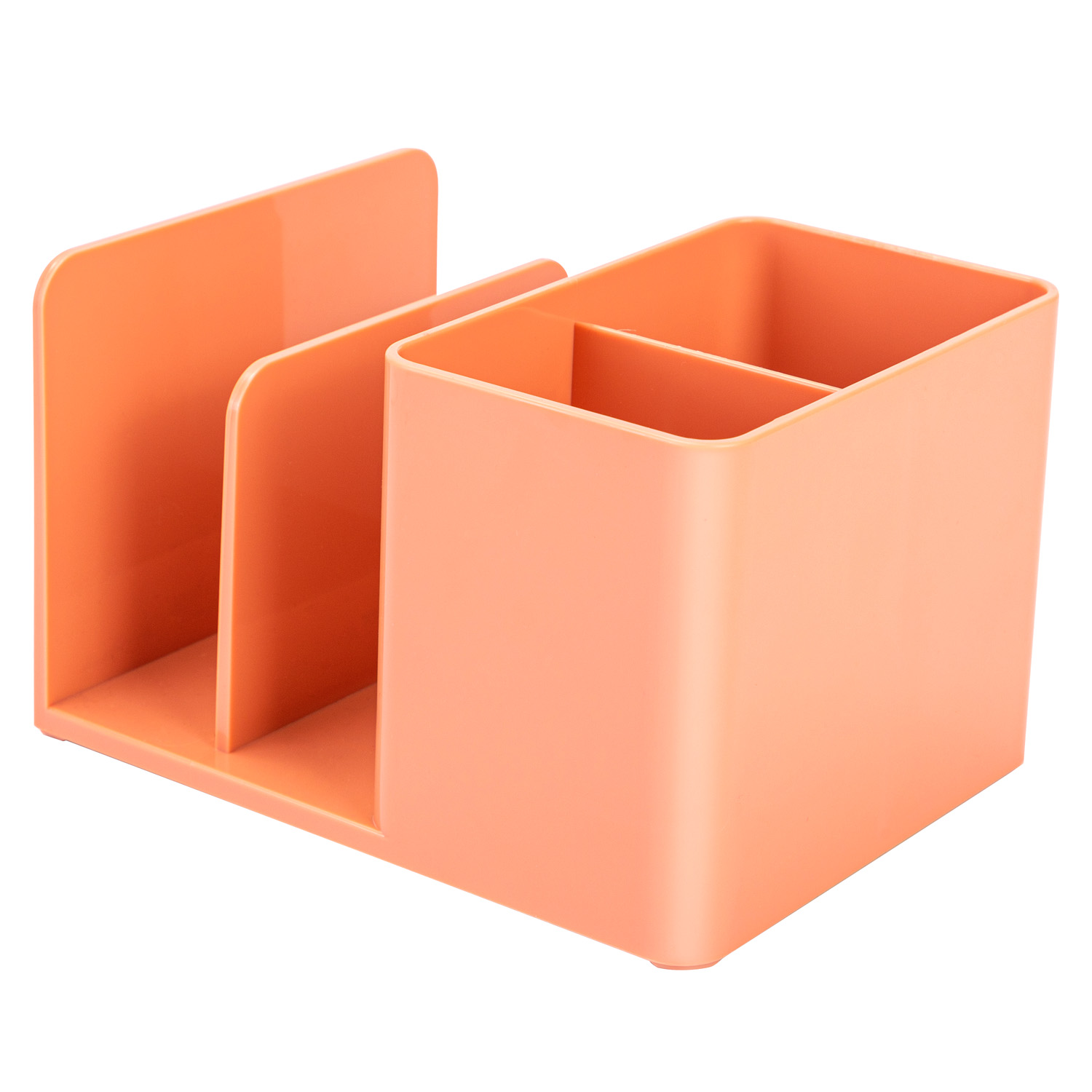 deli ENS950 Desk Organizer Set, 120*155*96mm, Light Red