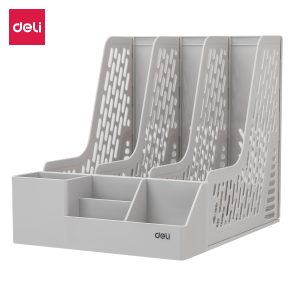 deli EZ00112 Magazine Container, 255×320×275mm, Grey