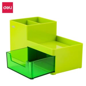 deli EZ25150 Desk Organizer, 175*90*92mm, Green