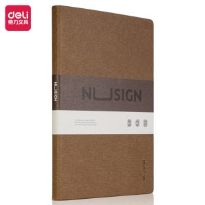 deli NS262 Nusign Notebook, A5-96sheet, Brown