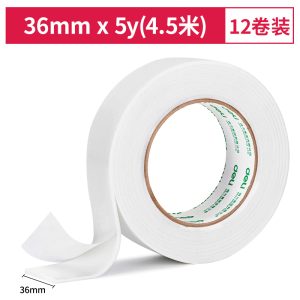 deli 30416 Mounting Tape, 36mm*5y*2.5mm(1roll/bag), White