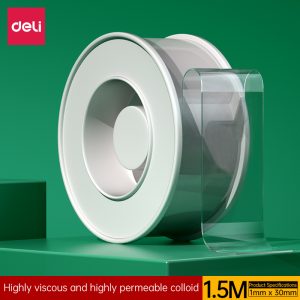 deli 33605 Mounting Tape, 1mm*30mm*1.5M, Transparent