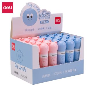 deli 6366 Glue Stick, 9g, Assorted Colors