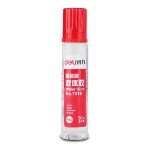 deli 7316 Liquid Glue, 50ml, Red