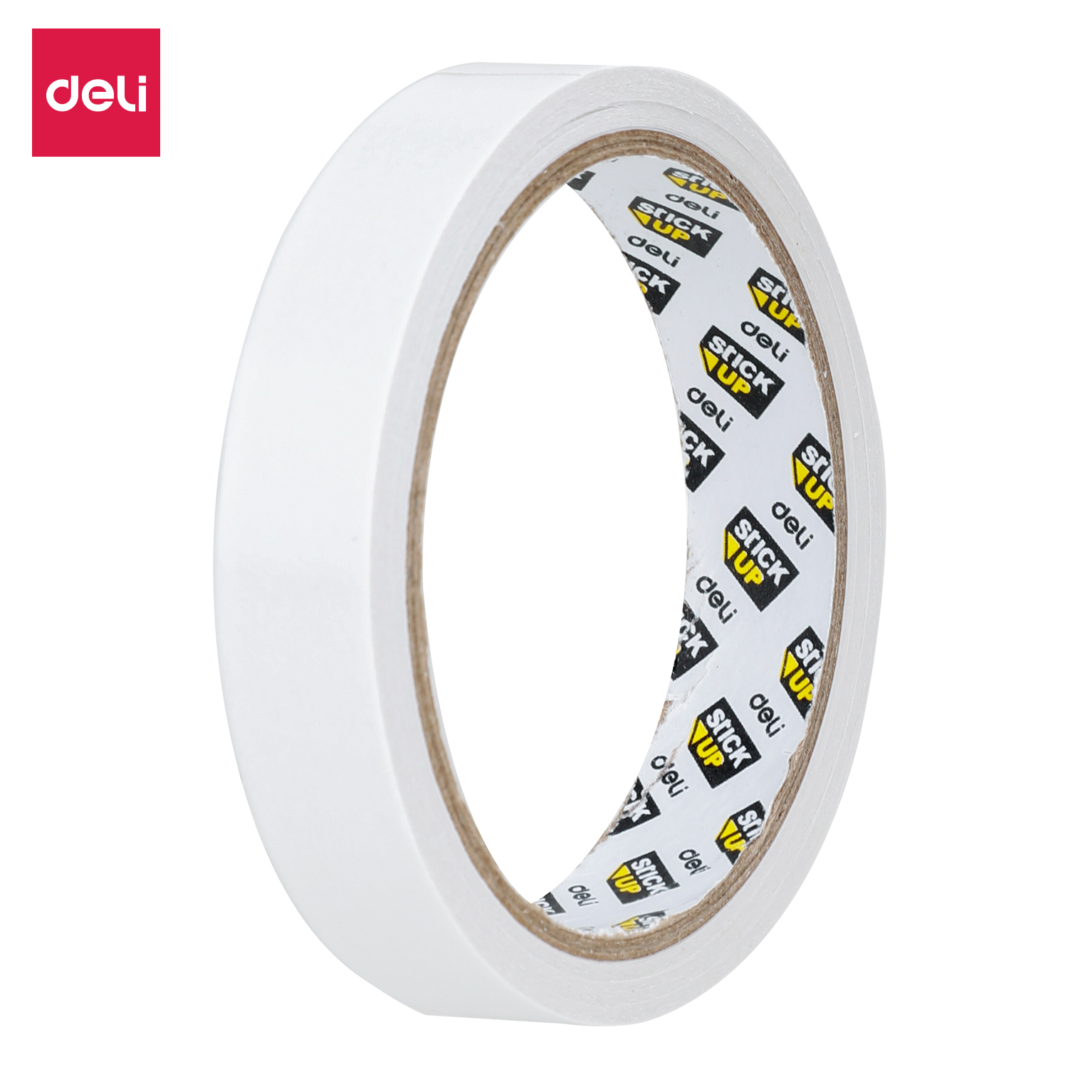 deli E30406 Double-Sided Tape, 18mm×10Y×80um(1roll/bag), White