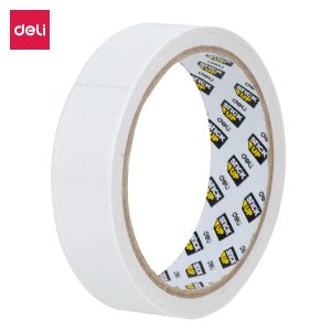 deli E30407 Double-Sided Tape, 24mm×10Y×80um(1roll/bag), White