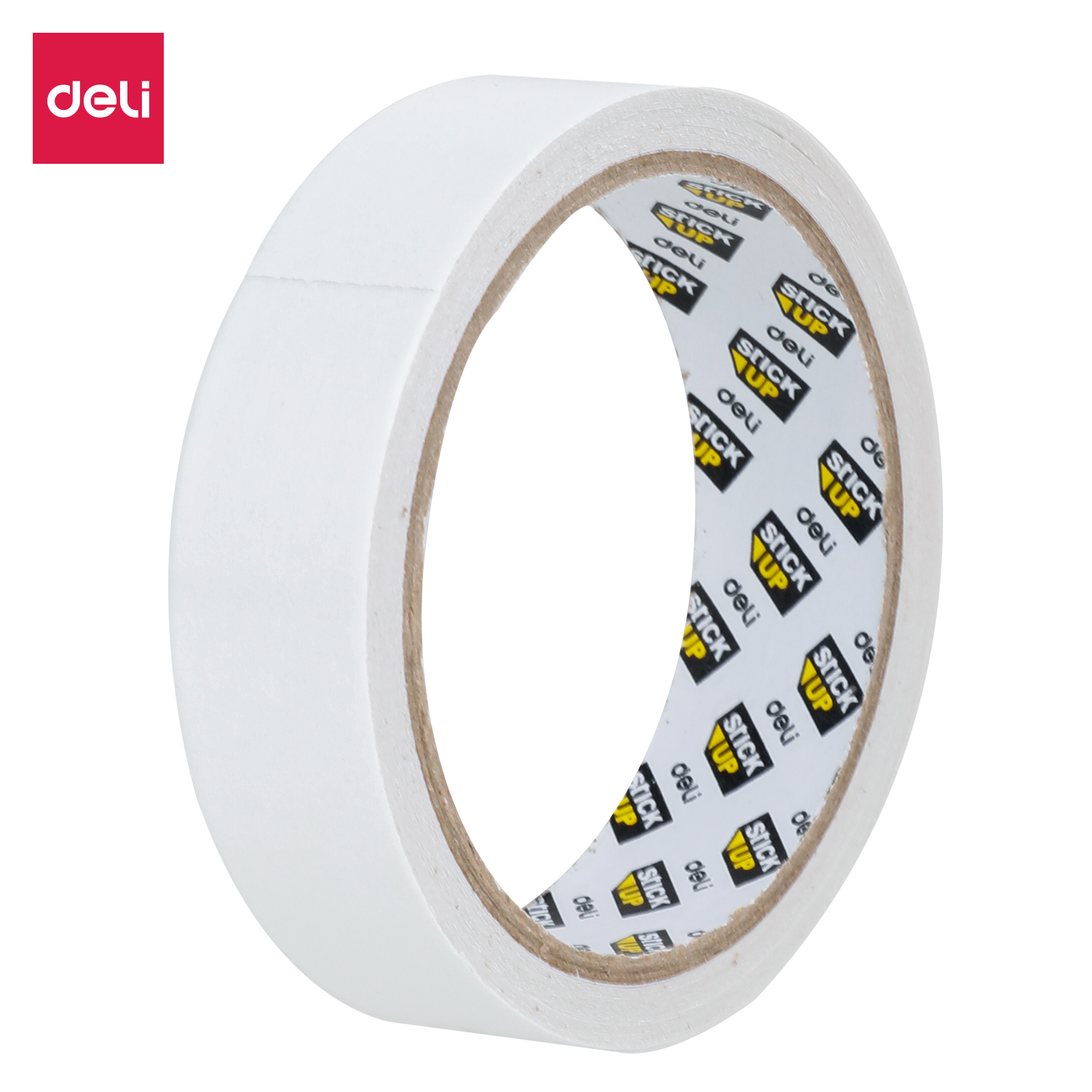 deli E30407 Double-Sided Tape, 24mm×10Y×80um(1roll/bag), White