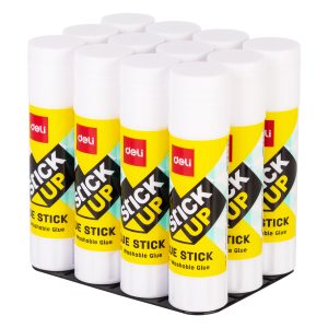 deli E7101 Glue Stick, 9g, White