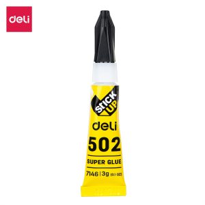 deli E7146 Super Glue, 3g, Assorted Colors