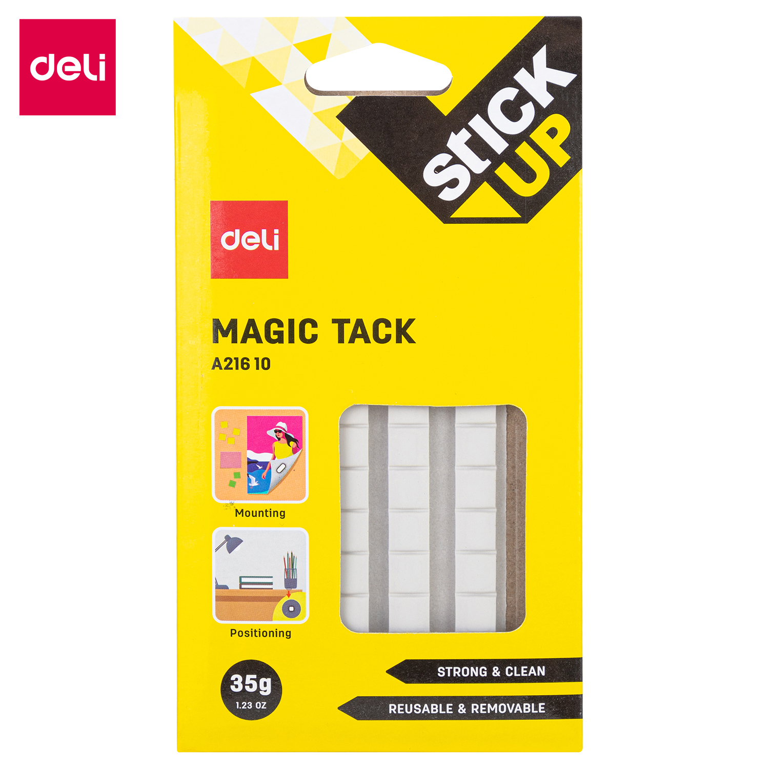 deli EA21610 Magic Tack, 35g, White