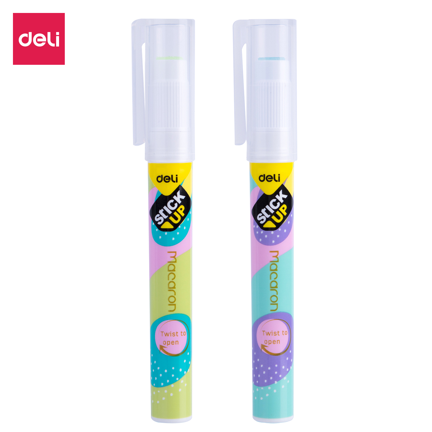deli EA23810 Glue Stick, 2.2g, Assorted Colors