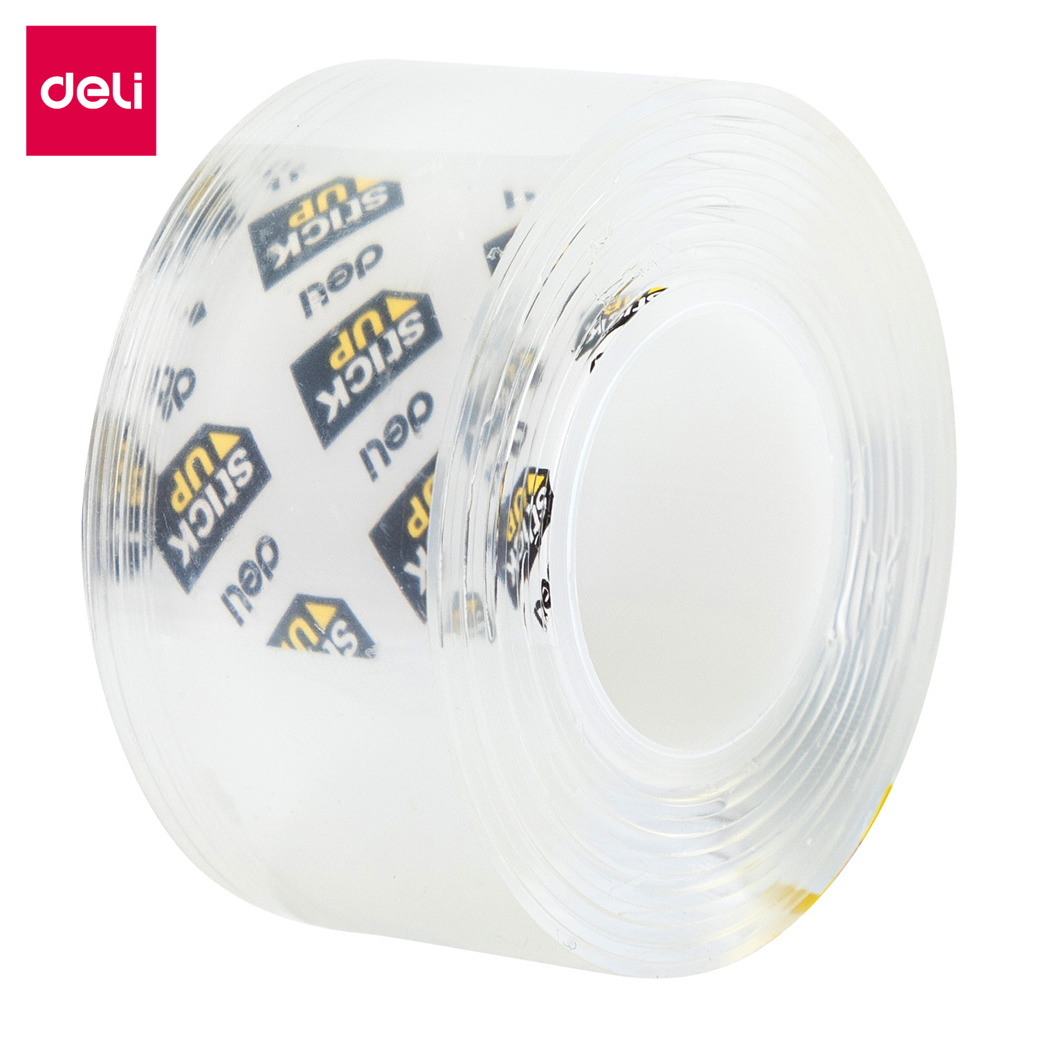 deli EA35201 Mounting Tape, 1mm*25.4mm*1.5M, Transparent