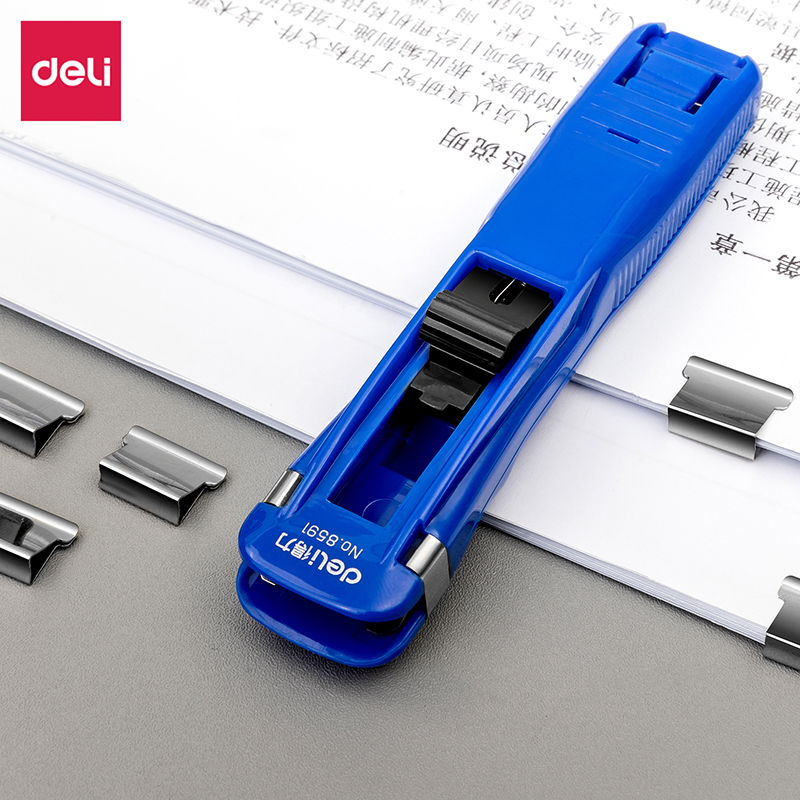 deli 8591 Fasteners, 40sheets,16mm, Blue