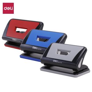 deli E0103 Punch, 10 sheets,80mm,Φ6mm, Assorted Colors
