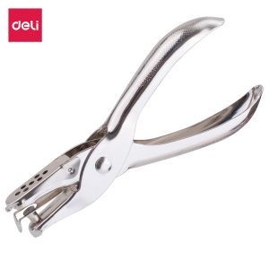 deli E01141 Hole Punch, 8sheets,Φ6mm1PCS, Silver