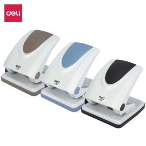 deli E0126 Punch, 35 sheets,80mm,Φ6mm, Assorted Colors