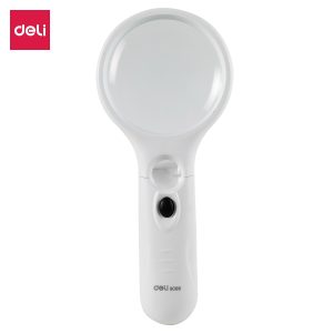 deli E9099 Magnifier, 2.5 times (11 times), 70mm, White