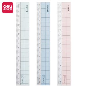 deli 6235 Regular Ruler, Assorted Colors