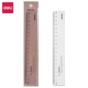 deli 71952 Ruler, 18cm ruler, Assorted Colors
