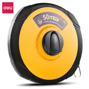 deli 8217 Plastic Measure Tape, Yellow