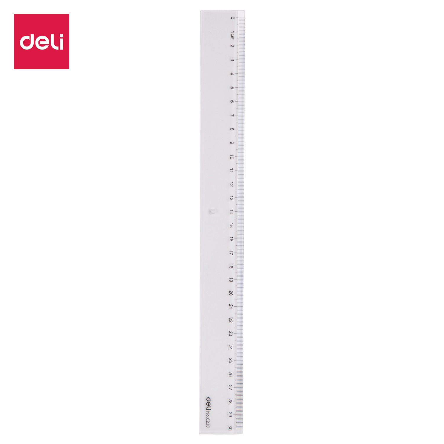 deli E6230 Ruler, 30cm, Transparent
