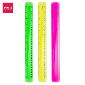deli EG00302 Ruler, 30CM, Assorted Colors