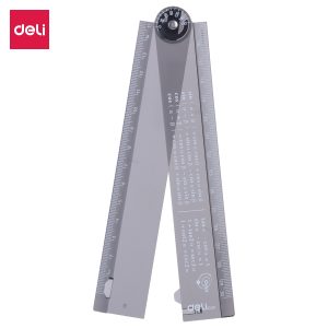 deli EG01102 Ruler, Black