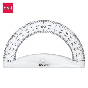 deli EG10212 Protractor, 12CM, Transparent