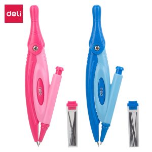 deli EG20002 Compass, w/mechanical pencil, Assorted Colors