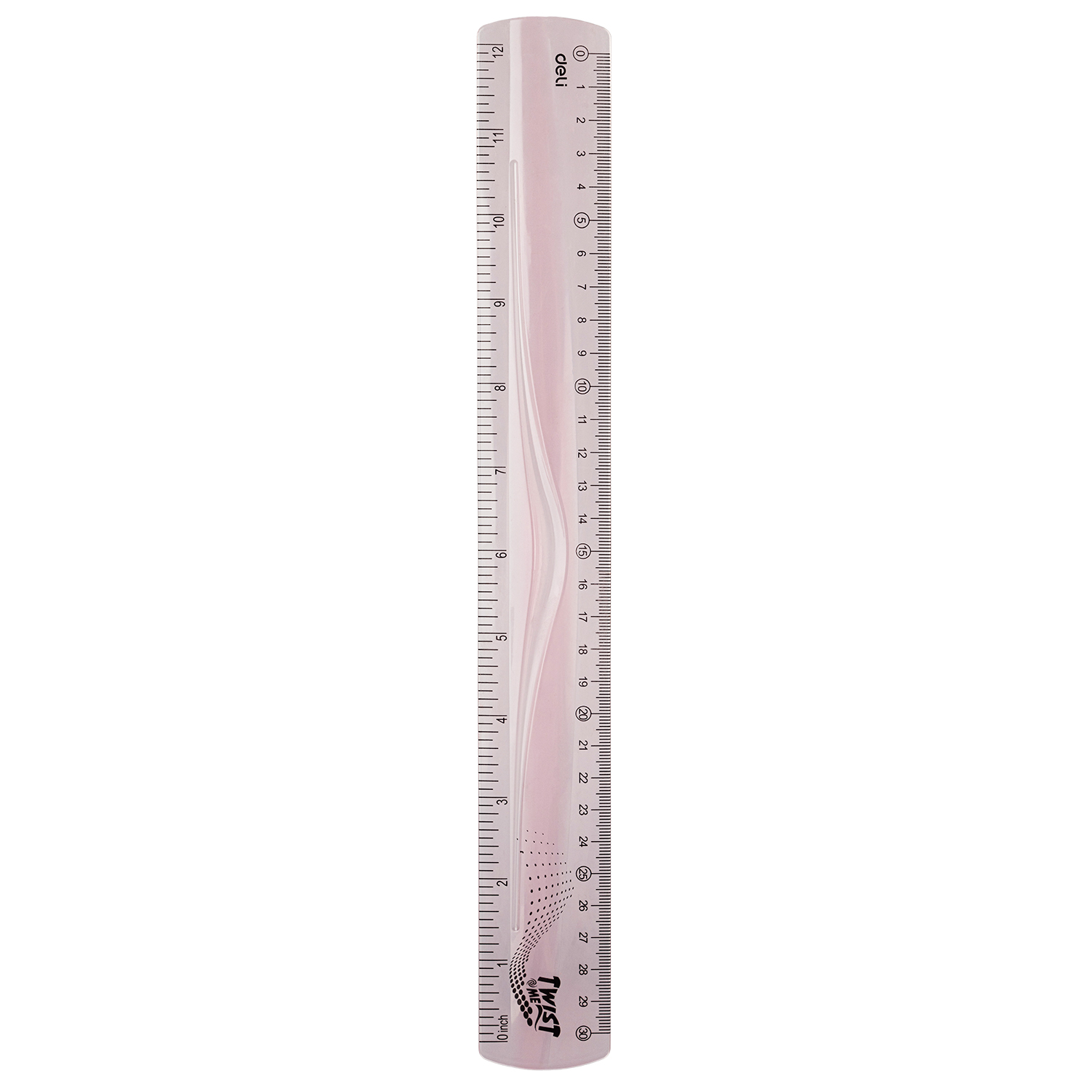 deli EH21 Ultra Flexible Ruler, 30 cm, 12 inch,