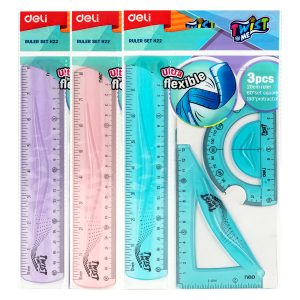 deli EH22 Ruler Set, 3 PCS Set