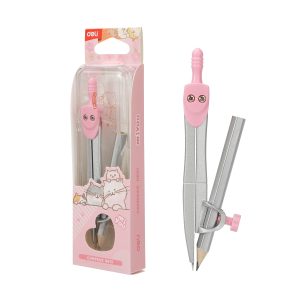 deli EH601 Compass, with a pencil Ø up to 280 mm, Assorted Colors