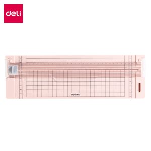 deli 14251 Paper Trimmer, A4A5, Light Red