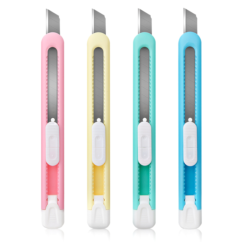 deli 2054 Cutter, 129.76x15.53x14.32mm, Assorted Colors