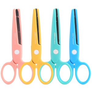 deli 6023 School Scissors, 135mm, Assorted Colors