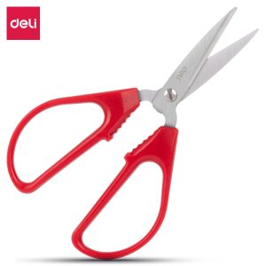 deli 6035 Scissors, 145mm, Red